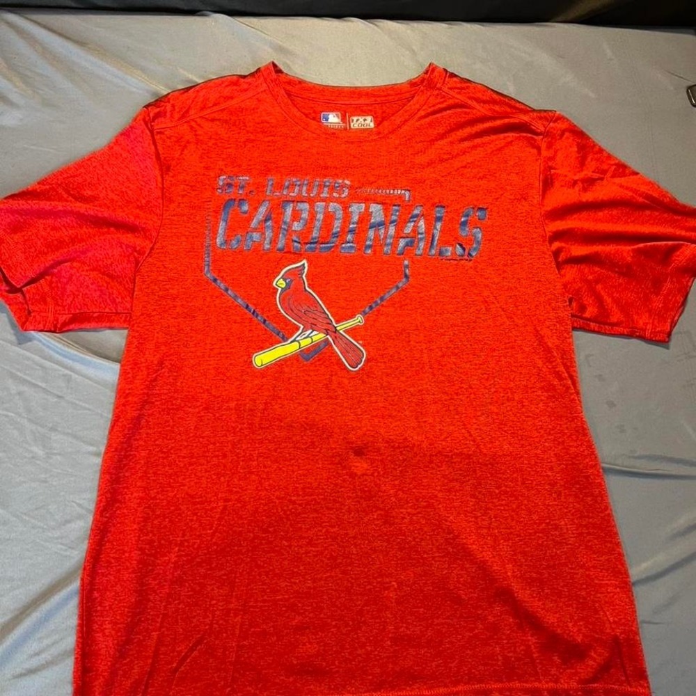 MLB St Louis Cardinals Red Heathered TX3 Cool Shirt Mens XL Baseball‎ Tee